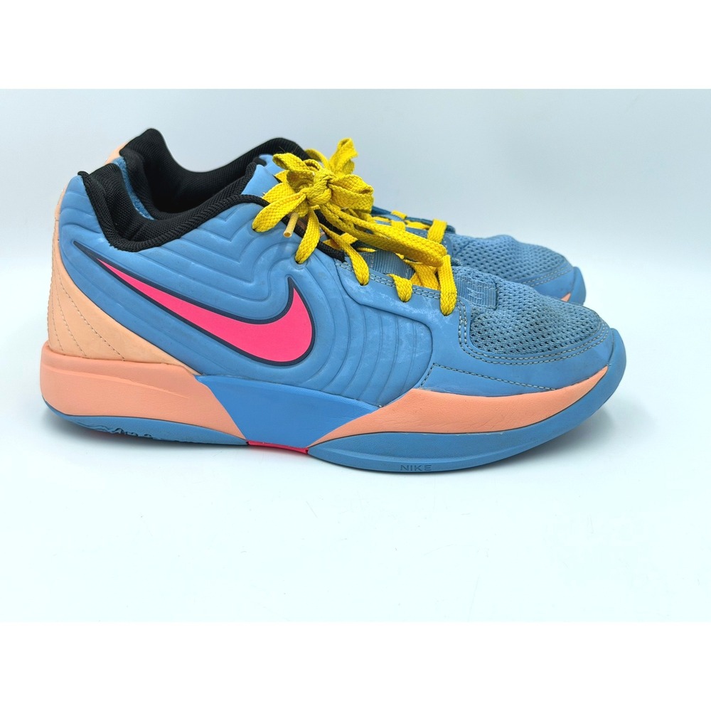 Nike Ja 2 Breeze GS Basketball Shoes Size 6Y Blue Pink FV5633-402